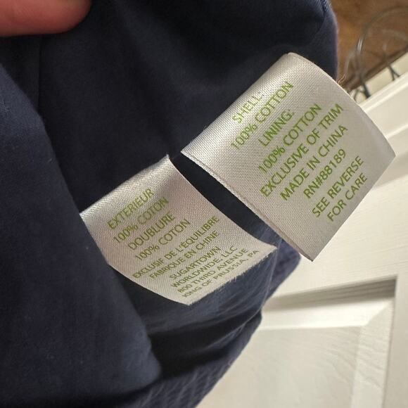 LILY PULITZER Esme Navy Blue Shift Sheath Gold Dress Size 4 23215 EUC - Picture 9 of 12